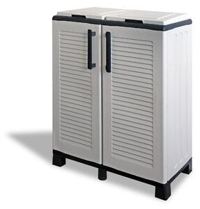 ARTPLAST Skriňa na triedený odpad Linea Family 2dv/2víka