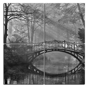 Obraz na plátne - Starý most - štvorec 3139QE (60x60 cm)