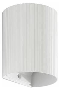 FARO 40526 - Nástenné svietidlo SOLE 1xGU10/8W/230V biela vrúbkovaná zaokrúhlený