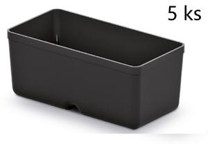 Kistenberg Sada 5 plastových boxov na náradie UNITE BOX 110x55x132 čierne