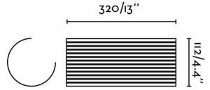 FARO 63436 - Nástenné svietidlo TRAMA 2xE14/7W/230V biela