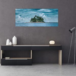 Obraz - ostrov v mori (120x50 cm)