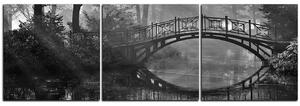 Obraz na plátne - Starý most - panoráma 5139QB (150x50 cm)