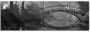 Obraz na plátne - Starý most - panoráma 5139QA (105x35 cm)