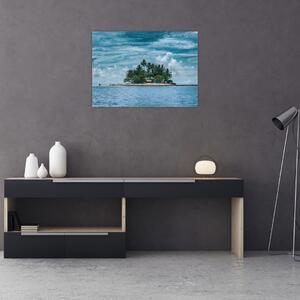 Obraz - ostrov v mori (70x50 cm)