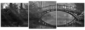 Obraz na plátne - Starý most - panoráma 5139QD (150x50 cm)