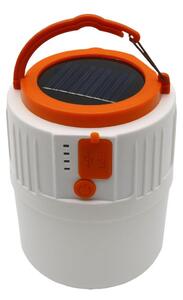 LED Solárna lampa s funkciou powerbanky LED/3W/3,7V 7000K IPX4 3200 mAh biela