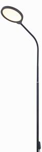 LED Stmievateľná stojacia lampa 2v1 LED/10W/230V 3000-4500-6500K čierna