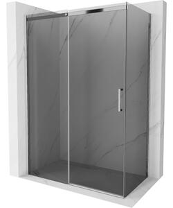 Mexen Omega sprchová kabína, posuvné dvere 130 x 70 cm, grafitová čierna, chrómová - 825-130-070-01-40