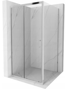 Mexen Apia sprchová kabína, posuvné dvere 90 x 90 cm, transparentnéné, chrómová - 840-090-090-01-00