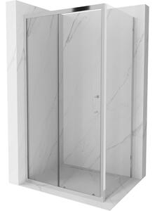 Mexen Apia sprchová kabína, posuvné dvere 120 x 80 cm, transparentnéné, chrómová - 840-120-080-01-00