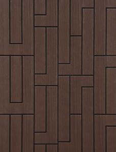 Metro Wood - drevený dekoračný panel Farba: American Walnut