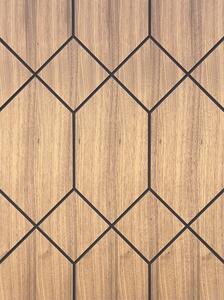 Art Moderne - drevený dekoračný panel Farba: Fumed Oak