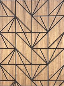 Fracture Wood - drevený dekoračný panel Farba: Fumed Oak