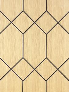 Art Moderne - drevený dekoračný panel Farba: Natural Oak