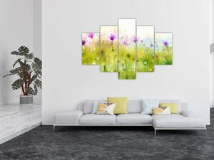 Obraz - Lúčne kvety (150x105 cm)