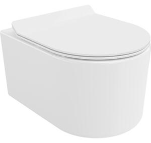 Mexen Sofia Rimless závesná wc misa so sedátkom s pomalým zatváraním, biela - 30540100