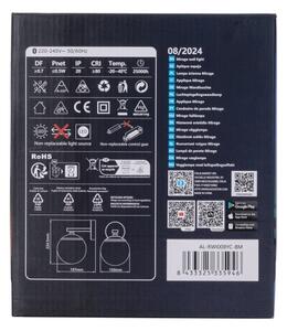 Aigostar - LED RGBW Stmievateľné nástenné svietidlo MESH Smart LED/8W/230V + DO