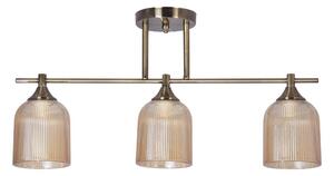 Luster na tyči 3xE14/60W/230V mosadz