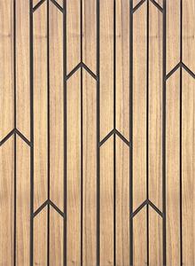 Arrow Wood - drevený dekoračný panel Farba: Fumed Oak
