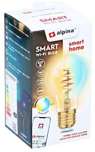 ALPINA Múdra žiarovka LED WIFI biela stmievateľná E27 360LM ED-225450