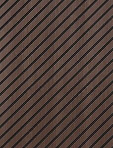Chevron Wood - drevený dekoračný panel Farba: American Walnut