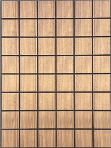 Game Board Wood - drevený dekoračný panel Farba: Fumed Oak
