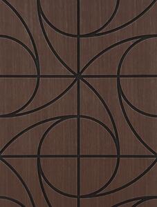 Swirl Wood - drevený dekoračný panel Farba: American Walnut