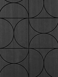 Mid Century Wood - drevený dekoračný panel Farba: Oak - Satin Black