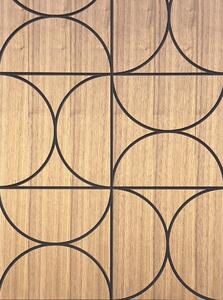Mid Century Wood - drevený dekoračný panel Farba: Fumed Oak