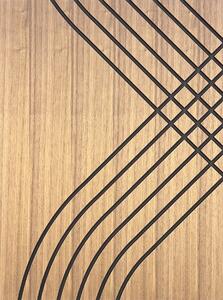 Infinity Wood - drevený dekoračný panel Farba: Fumed Oak