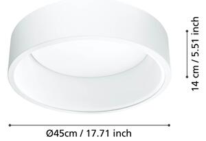 Eglo 39286 - LED Stmievateľné stropné svietidlo MARGHERA 1 LED/25,5W/230V