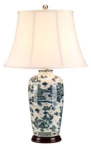Elstead MODRÁ-TRAD-WP-TL - Stolná lampa MODRÁ TRADITIONAL 1xE27/60W/230V