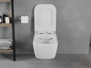 Mexen Elis WC misa Rimless s pomaly padajúcim sedátkom, duroplast, biela - 30910700