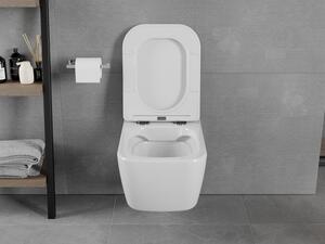 Mexen Elis WC misa Rimless s pomaly padajúcim sedátkom, duroplast, biela - 30910600