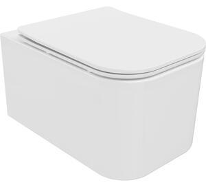 Mexen Elis WC misa Rimless s pomaly padajúcim sedátkom, duroplast, biela - 30910600