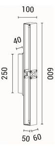 LED Nástenné svietidlo LED/13W/230V 3000K