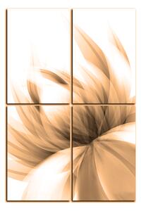 Obraz na plátne - Elegantný kvet - obdĺžnik 7147FD (90x60 cm)