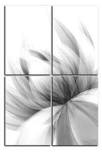 Obraz na plátne - Elegantný kvet - obdĺžnik 7147QD (120x80 cm)