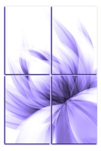 Obraz na plátne - Elegantný kvet - obdĺžnik 7147VD (90x60 cm)