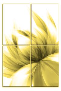 Obraz na plátne - Elegantný kvet - obdĺžnik 7147ZD (90x60 cm)