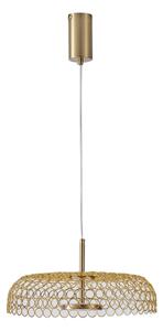 LED Luster na lanku LED/10W/230V 3000K zlatá pr. 35 cm