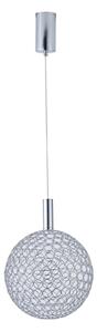 LED Luster na lanku LED/6,3W/230V 3000K lesklý chróm pr. 25 cm