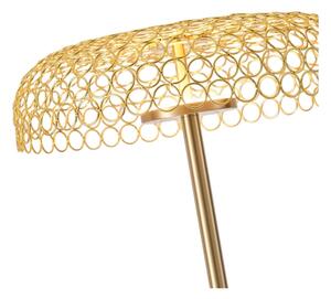 LED Stojacia lampa LED/10W/230V 3000K zlatá