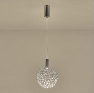 LED Luster na lanku LED/6,3W/230V 3000K lesklý chróm pr. 25 cm