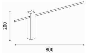 LED Nástenné svietidlo LED/10W/230V 3000K