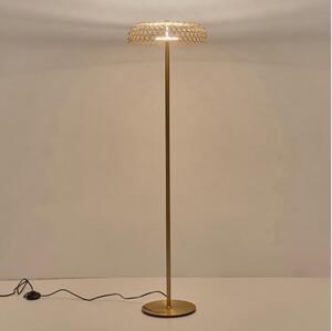 LED Stojacia lampa LED/10W/230V 3000K zlatá