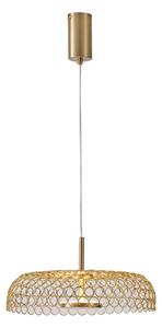 LED Luster na lanku LED/10W/230V 3000K zlatá pr. 35 cm