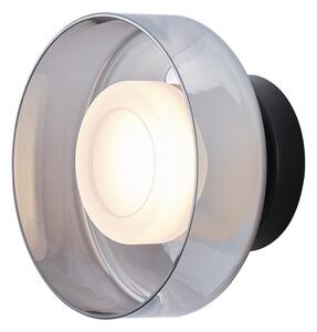 LED Nástenné svietidlo LED/8W/230V 3000K čierna/dymová