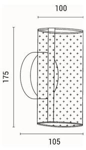 LED Nástenné svietidlo LED/8W/230V 3000K